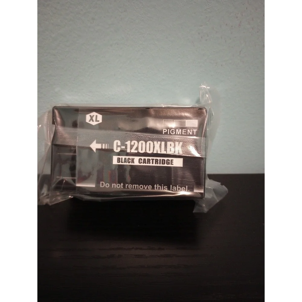 Replacement Canon C- 1200XL Black  Ink (No Date) Sealed In Box 38ml Printer Ink